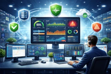 Monitoreo de Salud de Sistemas - Vista general del tablero de supervisión