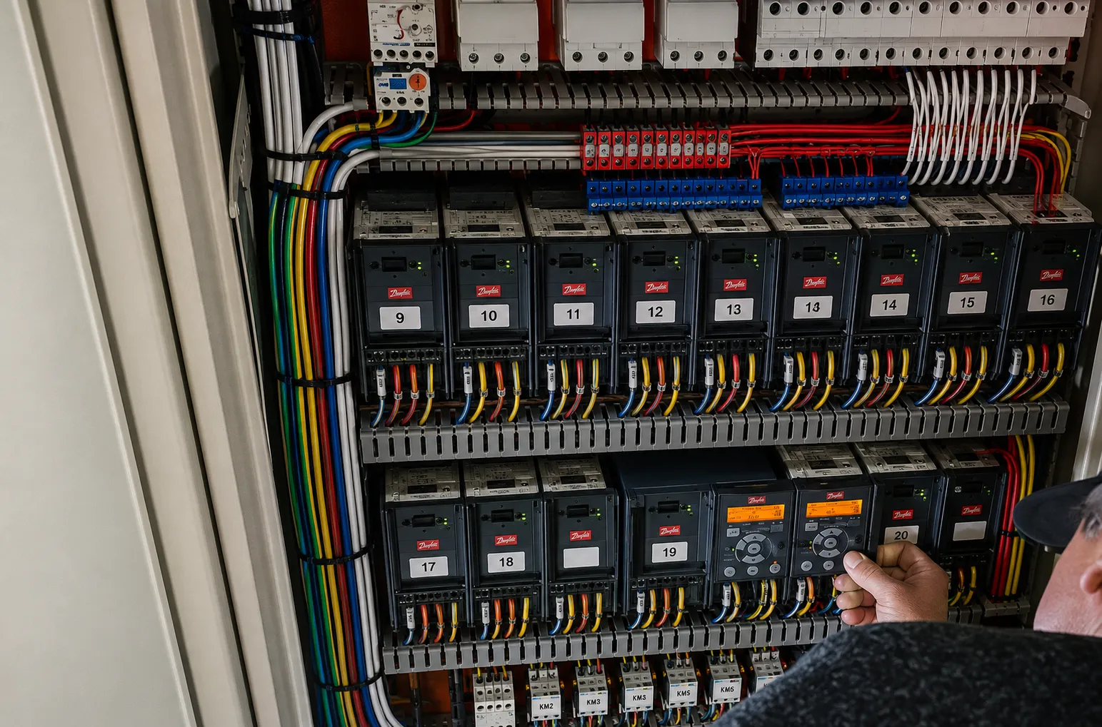 Sistema Automatizado de Etiquetado Industrial - Vista complementaria de la solución