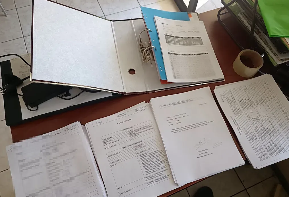 Trazabilidad Documental de Exportación - Respaldo físico y documental del proceso
