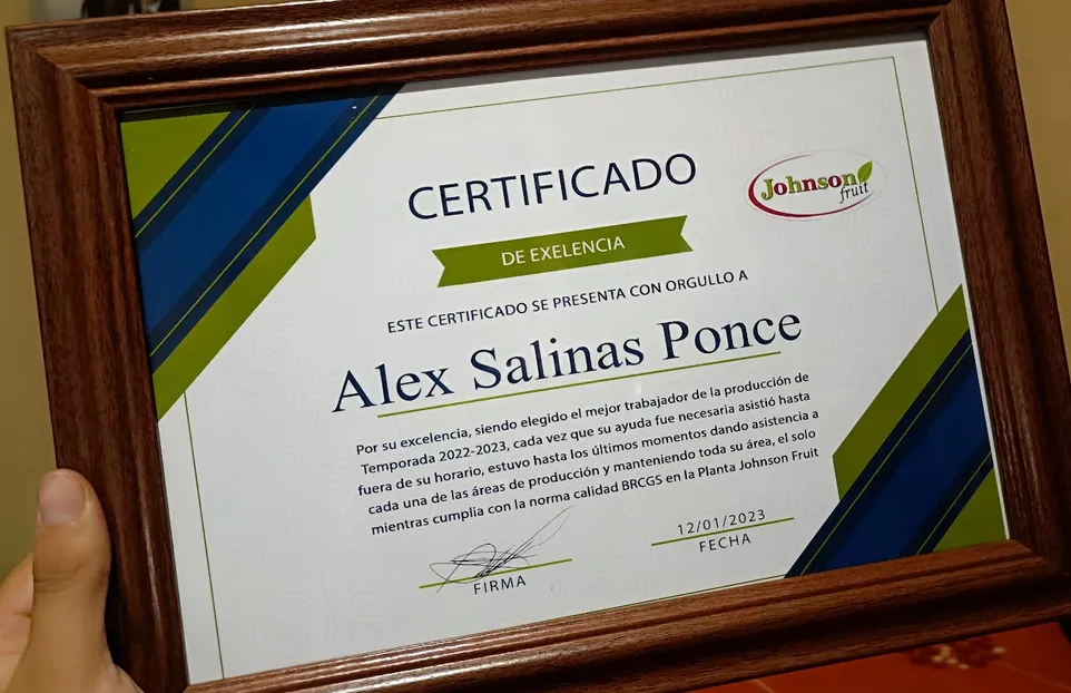 Trazabilidad Documental de Exportación - Reconocimiento por excelencia en apoyo a certificaciones